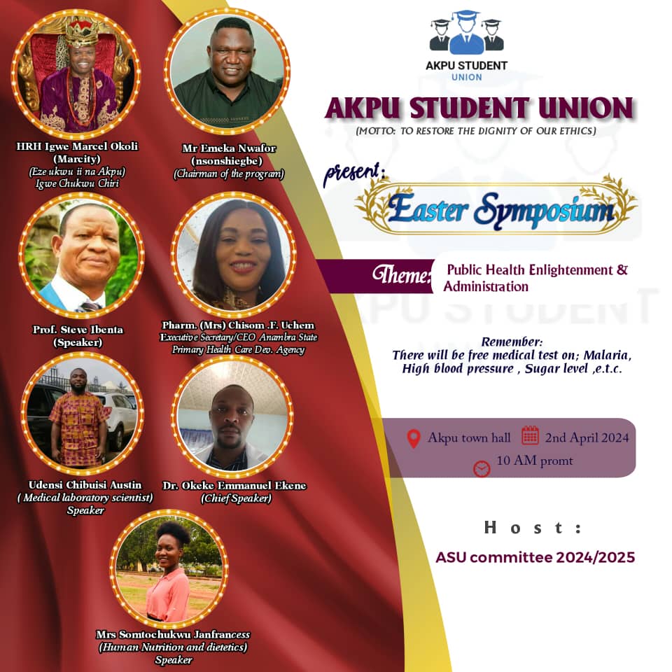 ASU April Program 2024 - Public Health Enlightenment